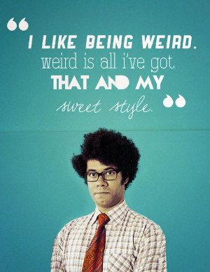 mine the it crowd type: graphic moss maurice moss are we not men ...