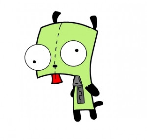 gir from invader zim by evilnecrosis