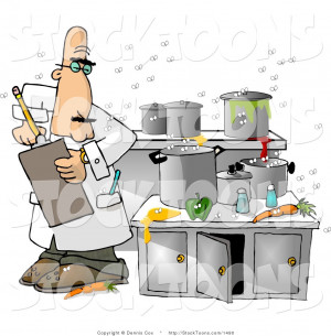 Images Kitchens Cartoon Food Health Inspector Nasty