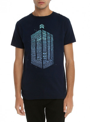 Doctor Who TARDIS Quotes T-Shirt SKU : 10373477 ONLINE EXCLUSIVE