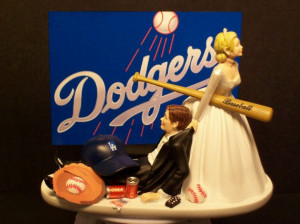 LA Dodgers Baseball or your team Bride and Groom by mikeg1968. My ...