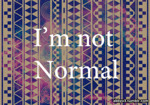 text #I'm not normal #native print #native #hipster #indie #follow ...