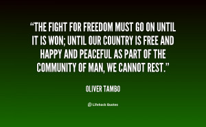 Quotes On Fighting for Freedom