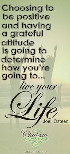 ... determine how you're going to live your life. -Joel Osteen @Quote More
