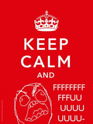 Calm Funny on Stress Keep Calm Funny Photoshop Poster