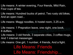 Life Means.. – Friendship Quotes | Positive Thinking - Inspirational ...