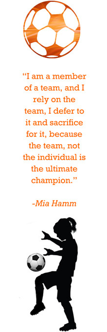 Girl Soccer Quotes Mia Hamm