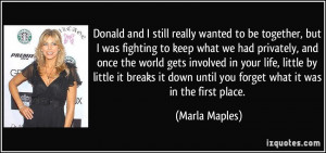 still really wanted to be together, but I was fighting to keep what we ...