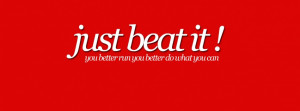 Just Beat it Timeline Cover