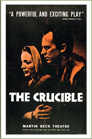 symbols in the crucible by arthur miller red scare
