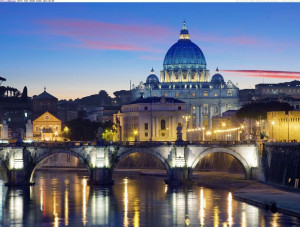 St. Peter's Basilica, Tiber River, Vatican City: Vatican City, Buckets ...