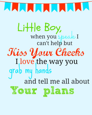 Little Boys Quotes Little boy free printable from