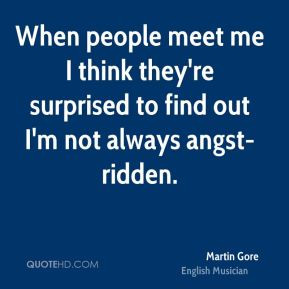 More Martin Gore Quotes