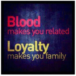 Not All Families Are Related By Blood