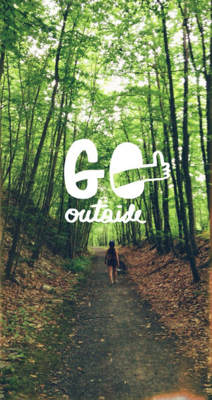 go outside (walk, run, hike) get the blood moving, it's exhilarating ...