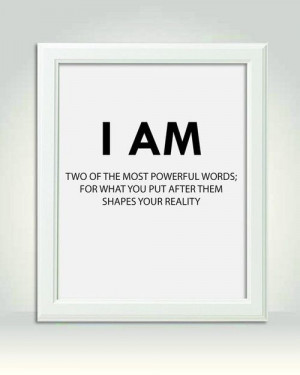 Two of the most powerful words