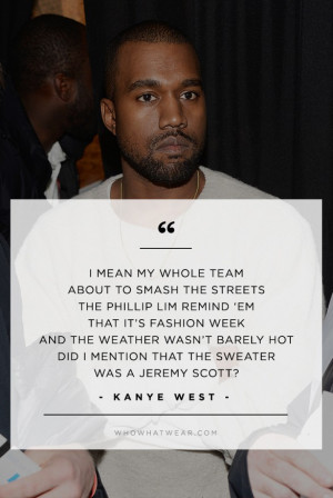 EXPLORE : Kanye West , phillip lim , jeremy scott , Kanye West