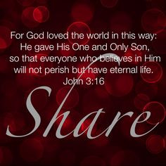 ... not perish but have eternal life. (John 3:16 HCSB) #john #God #Jesus