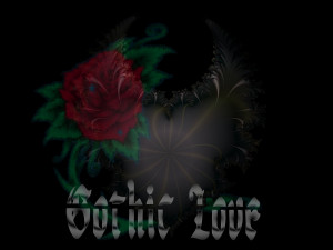 Gothic Love Hearts Gothic love
