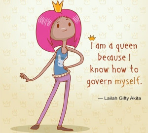 cute quote about being a queen