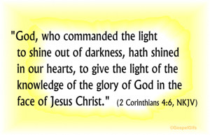 Christian Clip Art: Bible Verse - Light Shining Out of the Darkness ...