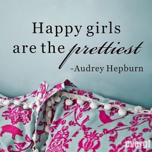 Happy Girl Are The Pretties Quote Art Vinyl Wall Stickers Decal Marul ...