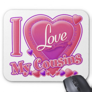 love_my_cousins_pink_purple_heart_mouse_pad ...