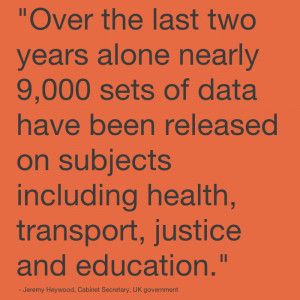 Over the last two years alone nearly 9,000 sets of data have been ...