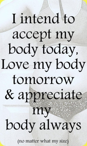 Accept, love, appreciate my body. Big curvy plus size women are ...
