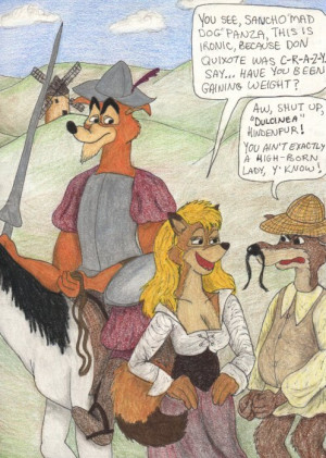 Don Karnage, Scarlet and Mad Dog in a Don Quixote crossover. Not as ...