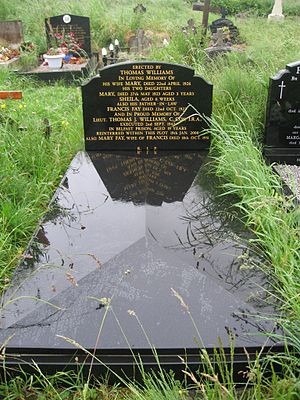 Williams' headstone at Milltown Cemetery (?) [ citation needed ] after ...