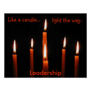 Candles by tdgallery - leadership poster
