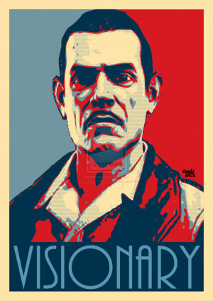 Bioshock: Andrew Ryan - Visionary [Poster] by toebi1987