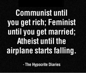 The Hypocrite Diaries…