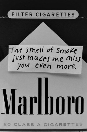 Funny you both hate smoking