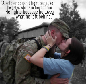 Soldier Does Not Fight Because He Hates Quote