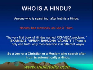 Why hinduism is not a religion but a culture
