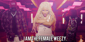 Nicki Minaj Cotton Candy Hair