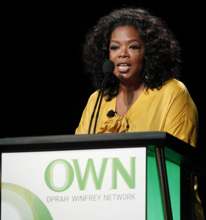 Photo : Reuters) Oprah Winfrey, speaks during the OWN: Oprah Winfrey ...