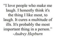 audrey hepburn quote more make me laughing inspiration audrey hepburn ...