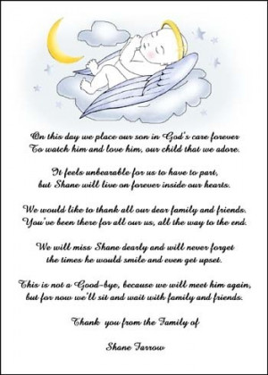 Bereavement Angel Baby Boy Cards