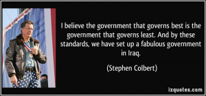 believe the government that governs best is the government that ...