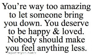 dont let someone bring you down