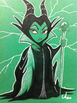 Maleficent by Amy Mebberson, via Flickr