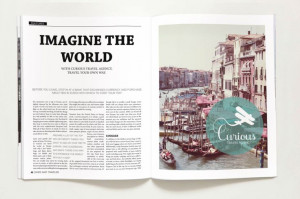 More like this: magazine spreads , travel agency and magazines .