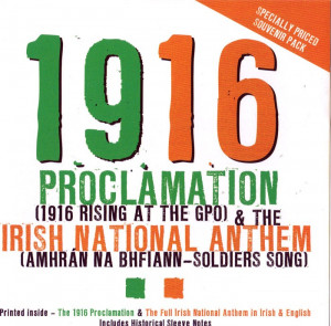 Teach yourself the 1916 proclamation & the irish national anthem | CD