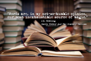 book deathly hallows harry potter jk rowling quote