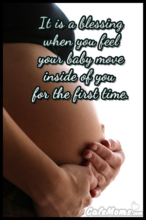 Its a Blessing When You Feel Your Baby Move Facebook Graphic