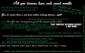 Supernatural Quotes 2 by CreamCup-A-Cake