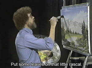 ... Bob Ross Facts! Funny Quotes, Images, Video and Bob Ross Paintings